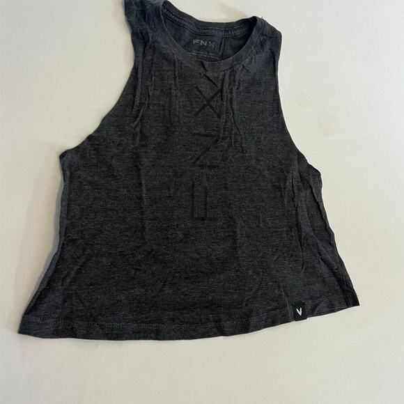 FNX Vertical Crop Top Dark Grey Small - Picture 7 of 7